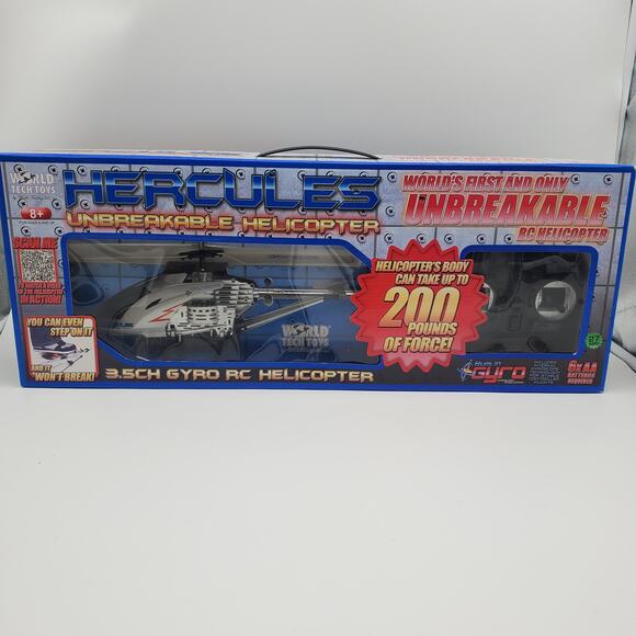 Hercules 3.5CH Gyro RC Helicopter Unbreakable Design NIB - Picture 1 of 7